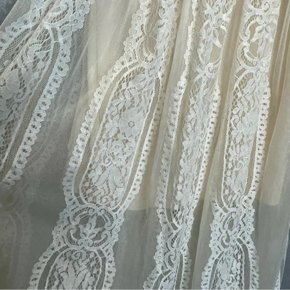 Baltic Born Leon Off Shoulder Whimsy Fairy Lace Maxi Dress - Picture 10 of 10